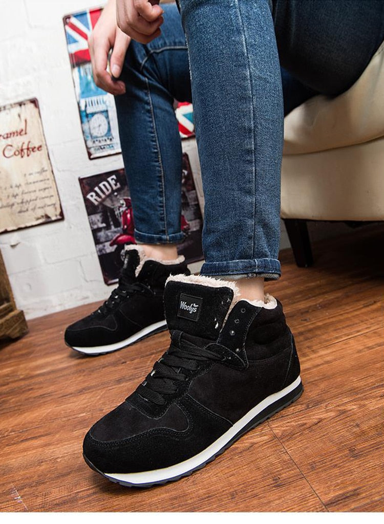 Men's Winter Warm Boots | Lace Up