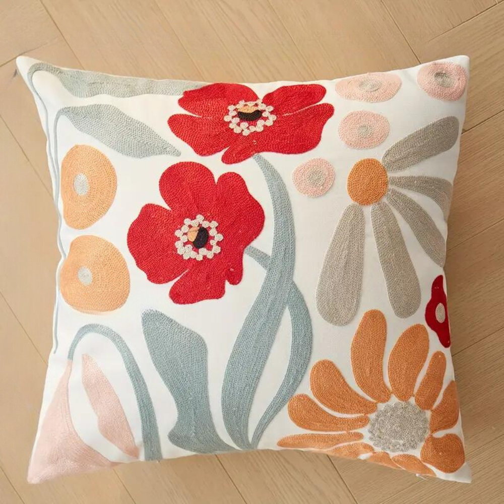 Nature Inspired Soft Decorative Cushion Cover