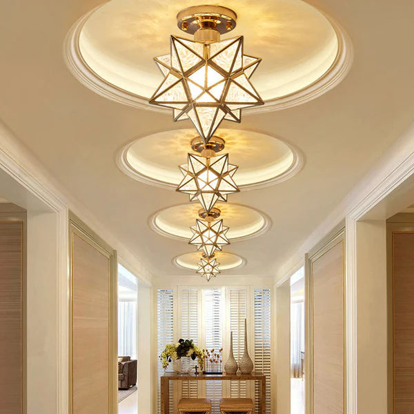 Modern Starlight Flush Ceiling Fixture