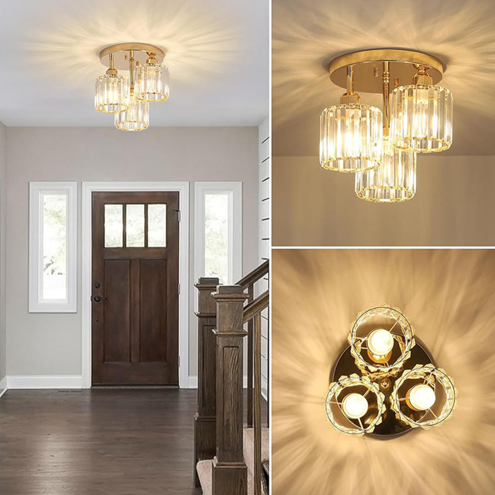 Elegant Prism Flush Mount Ceiling Light