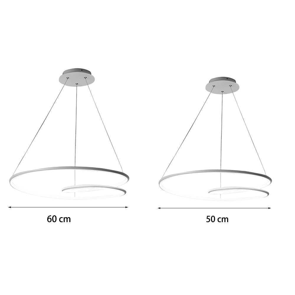 Modern LED Chandelier with Dimming Function – Pendant Light for Dining Room and Living Room