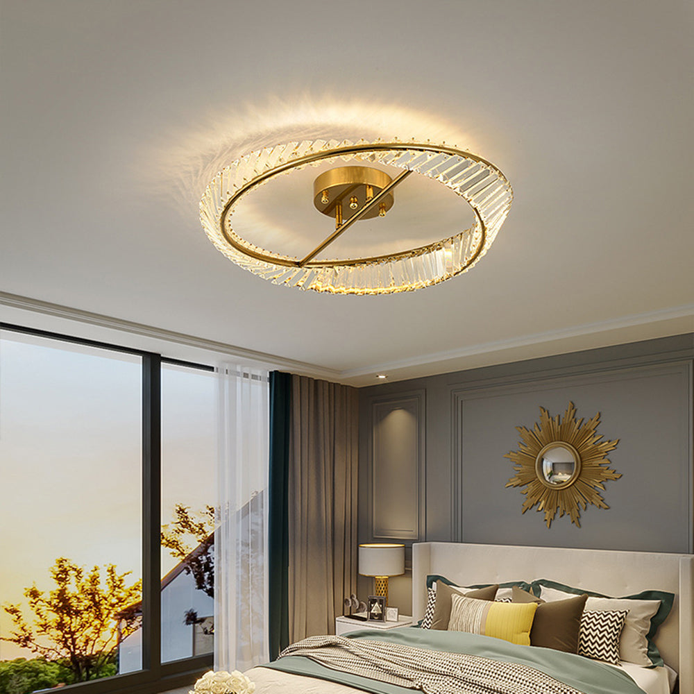 Modern Crystal Flush Mount Ceiling Lights