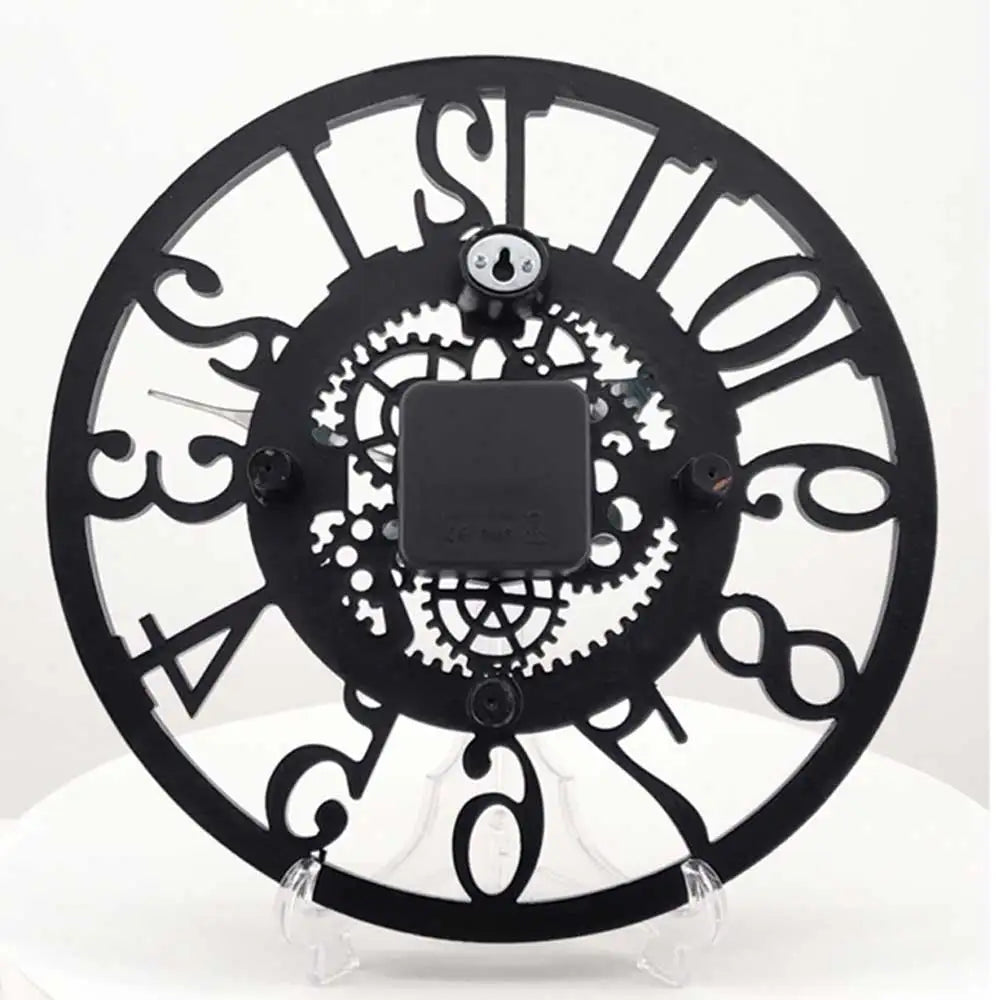 Waterproof Wall Clock in Vintage Style, Durable Clock for Bathroom and Outdoor Use