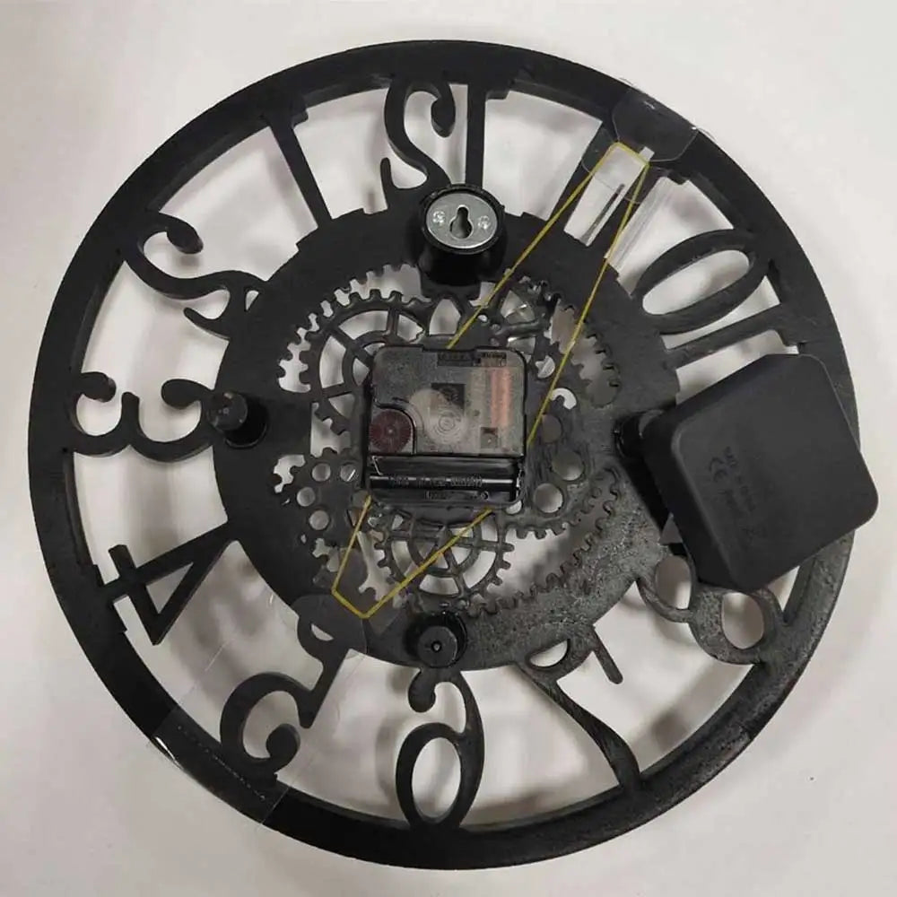 Waterproof Wall Clock in Vintage Style, Durable Clock for Bathroom and Outdoor Use