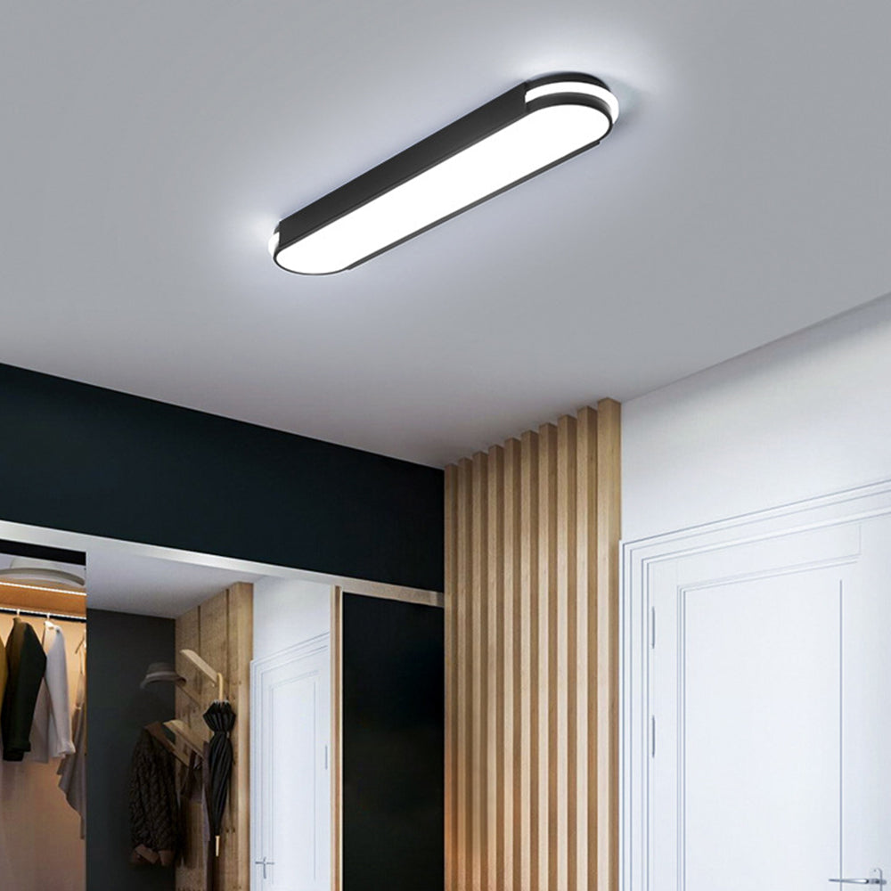 Industrial-Inspired Flush Mount LED Ceiling Lights