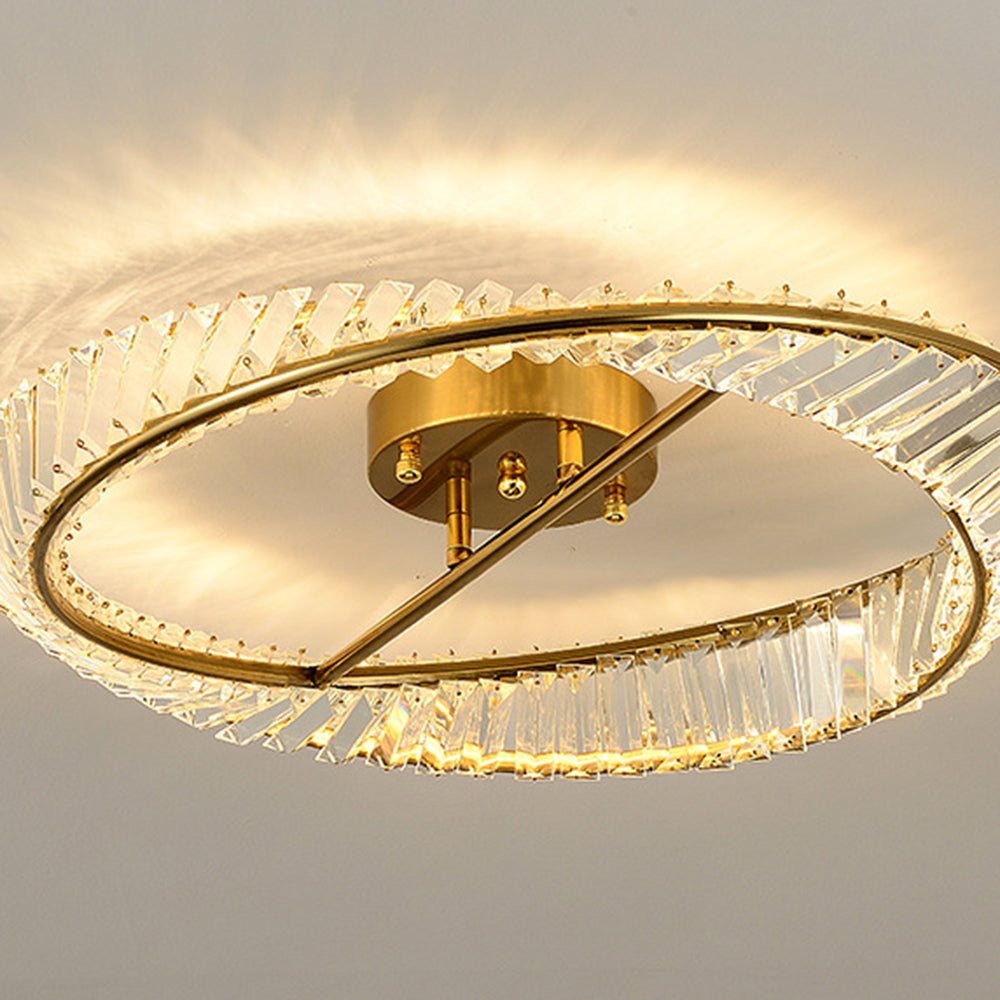 Modern Crystal Flush Mount Ceiling Lights