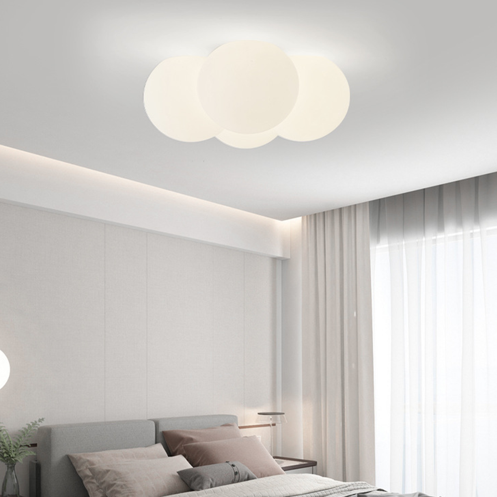 Cozy Cloud-Inspired LED Ceiling Lights