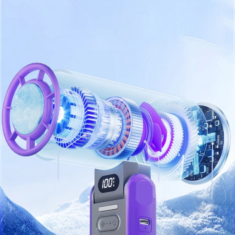 Mini Handheld Foldable & Rechargeable Cooling Fan