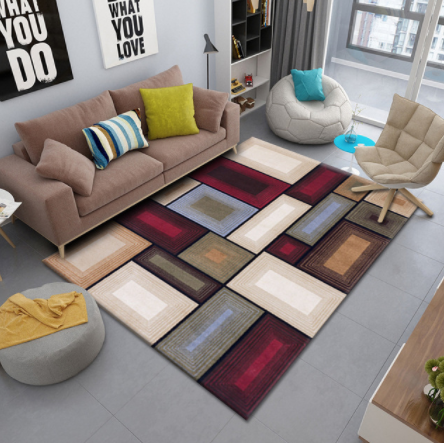 Modern Non-Slip Living Room Rug – High-Quality Rug for Cozy Living