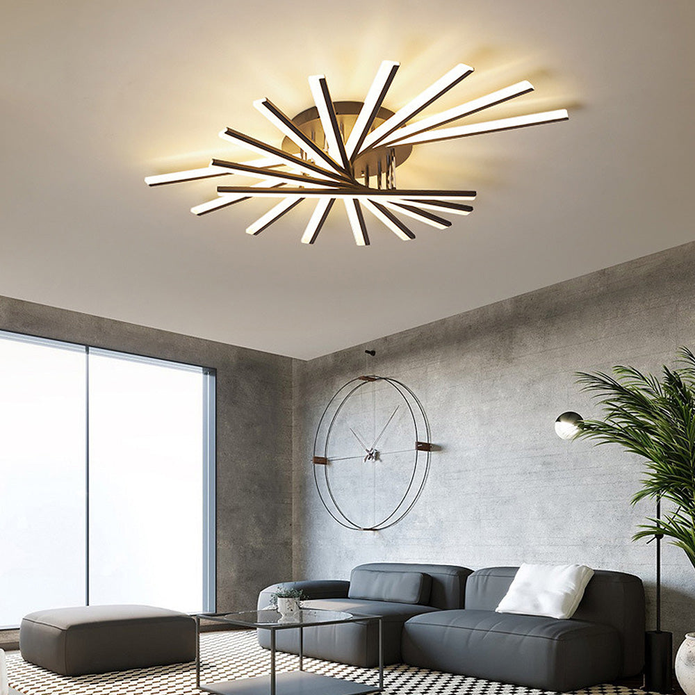 Sleek Nordic-Inspired LED Ceiling Light