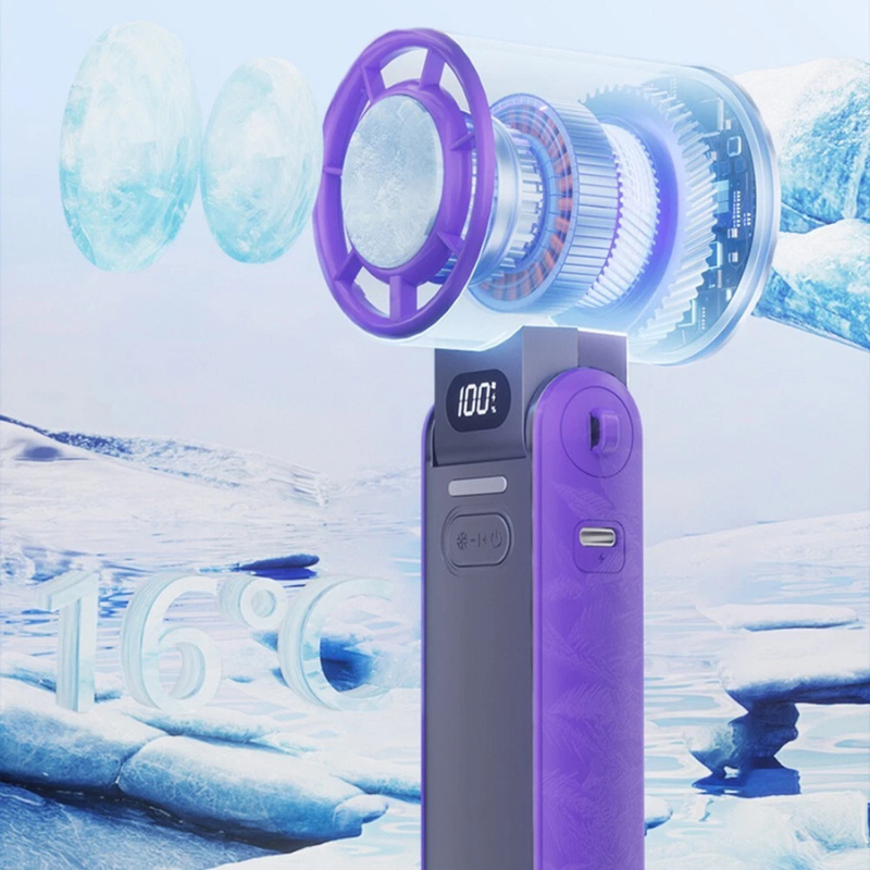 Mini Handheld Foldable & Rechargeable Cooling Fan