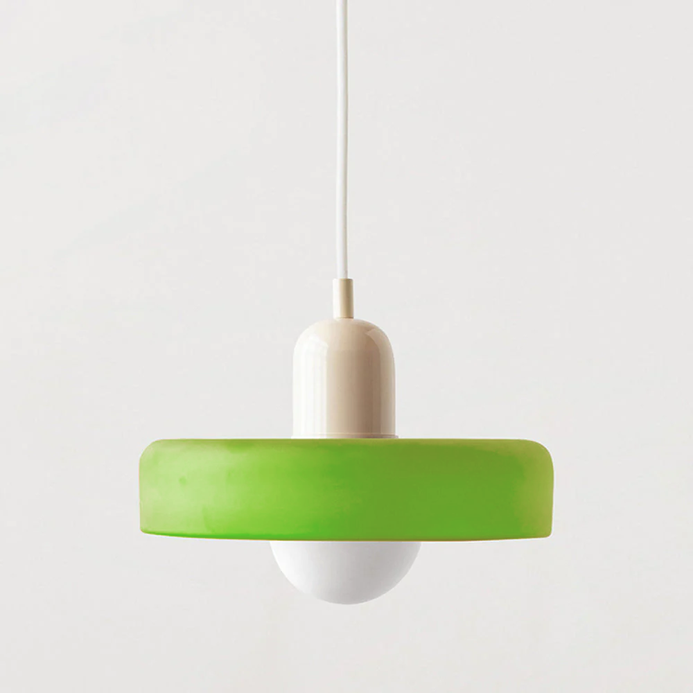 Variant image for Colorful Glass Pendant Lamp with Adjustable Suspension for Kitchen Lighting-8