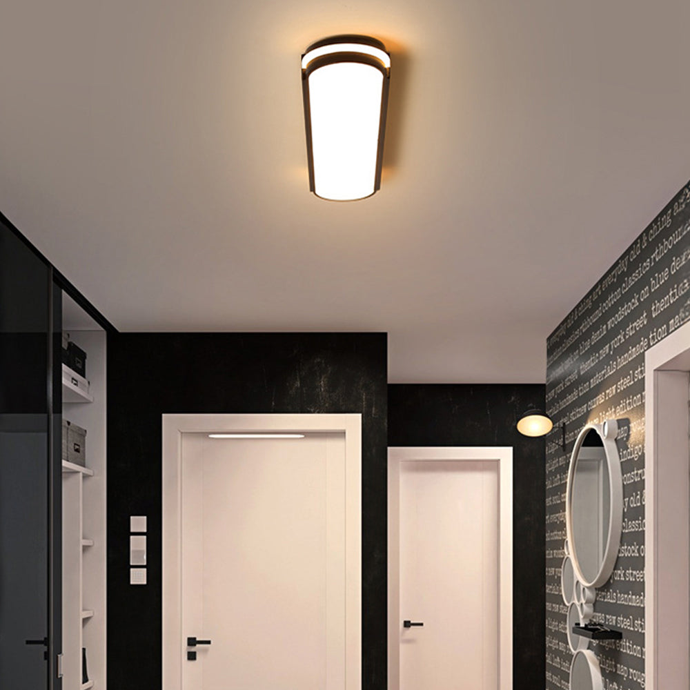 Industrial-Inspired Flush Mount LED Ceiling Lights