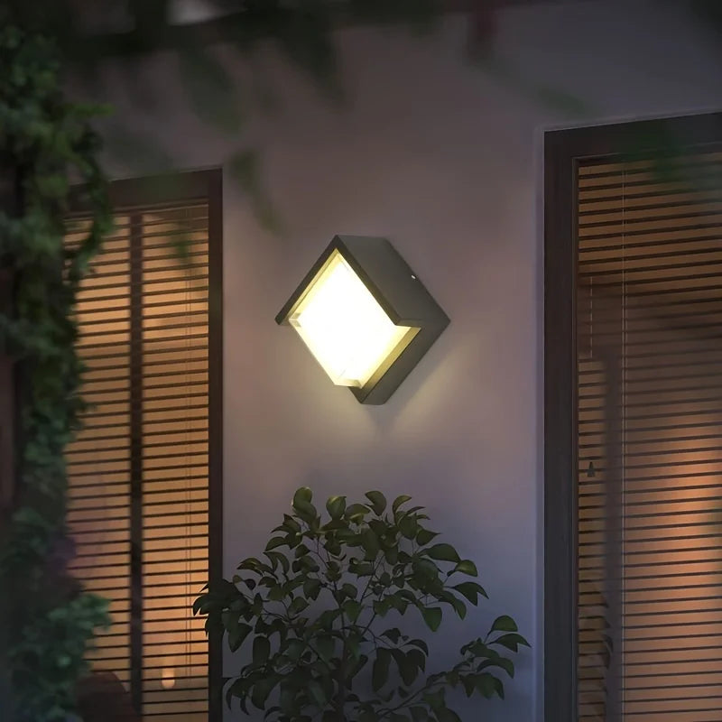 Durable LED Wall Light for Outdoor Use - Weatherproof and Energy-Saving Outdoor Lighting, Ideal for Gardens and Patios