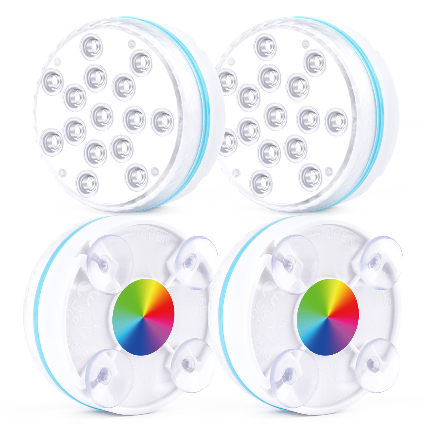 Remote-Controlled Submersible LED Lights