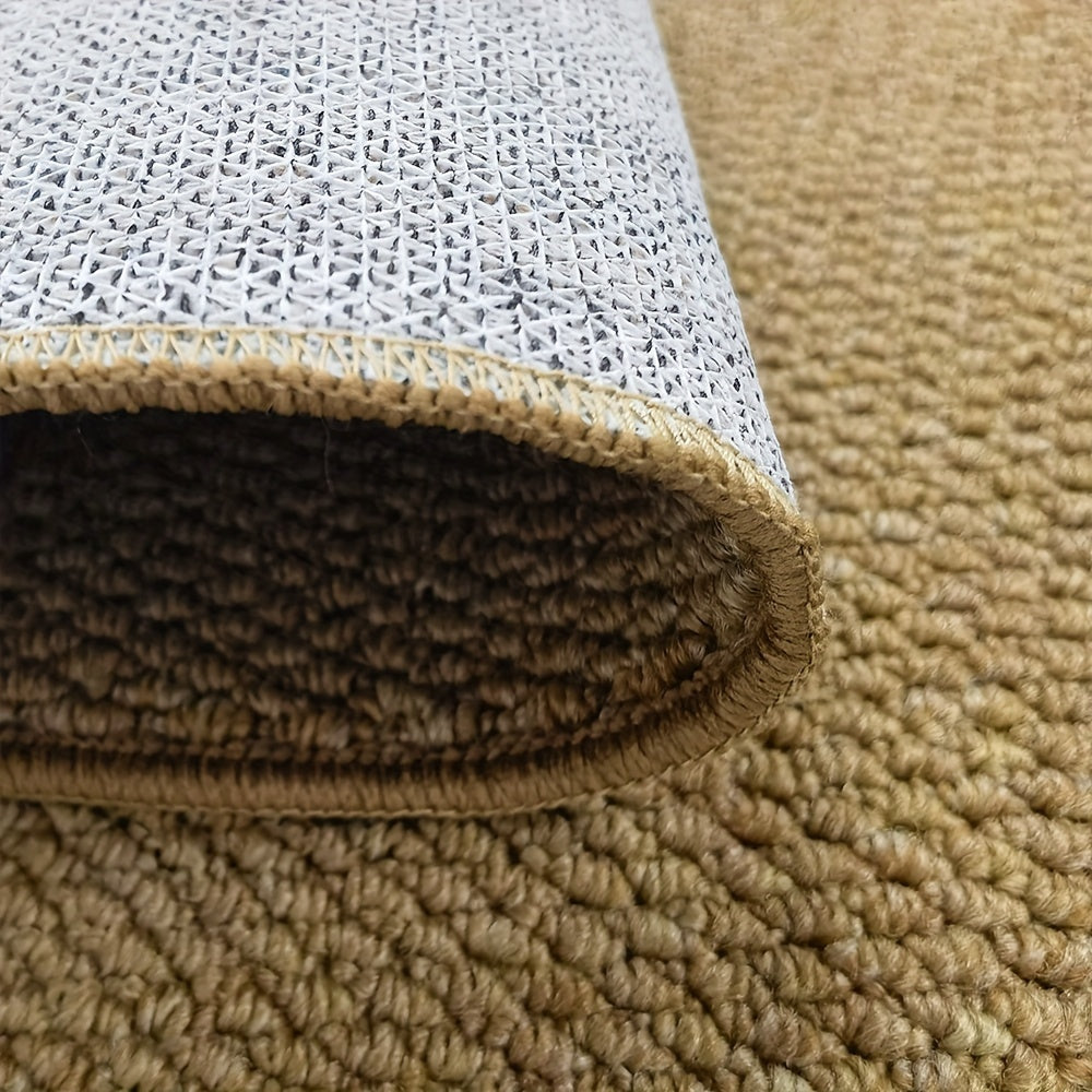 Jute-Look Door Mat – Soft, Absorbent, and Easy to Clean, Ideal for Indoor and Outdoor Use