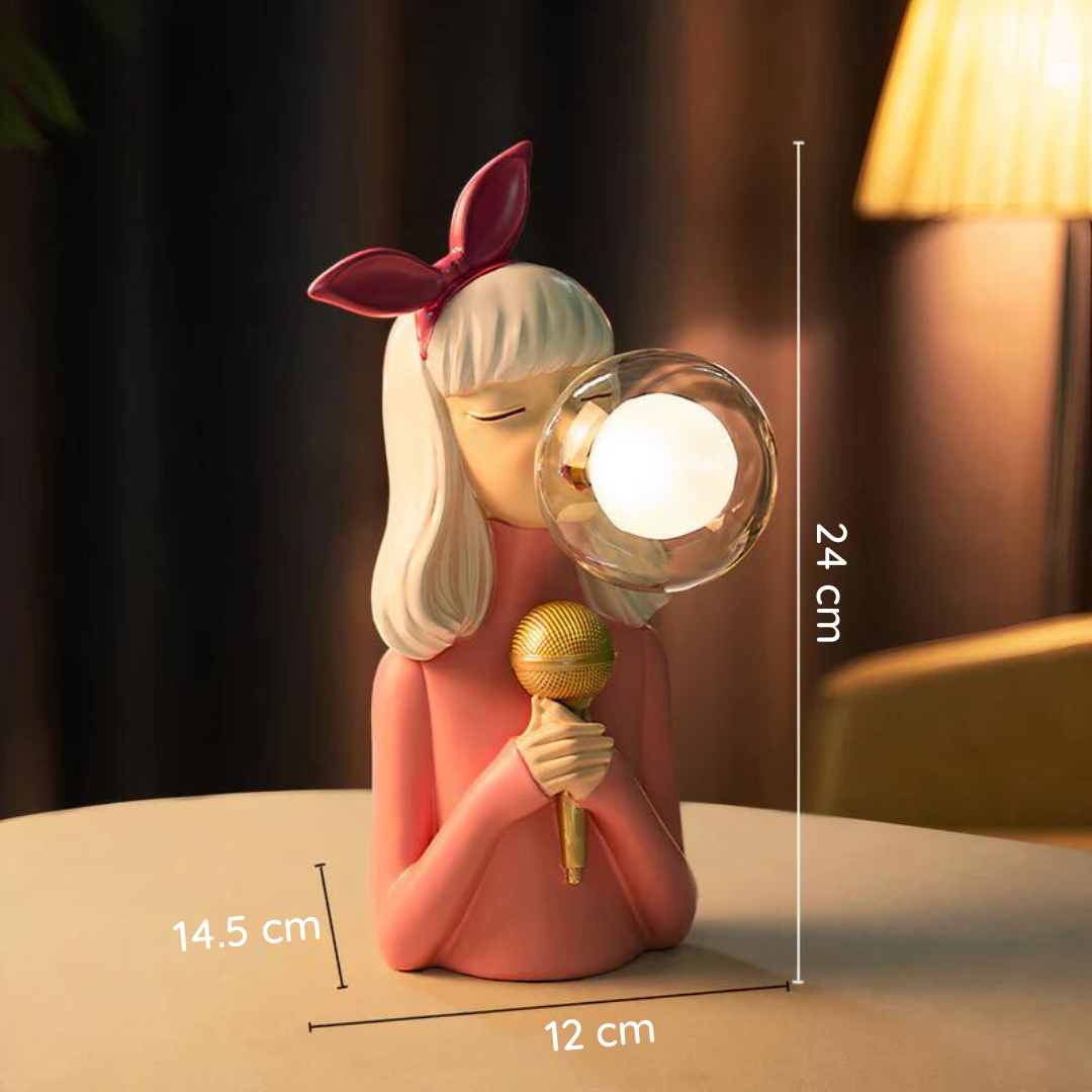 Variant image for Elegant Table Lamp with Unique Design for Bedside or Living Room-3