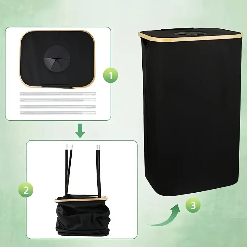 Foldable Dual-Use Storage Bag for Recycling & Bottle Storage