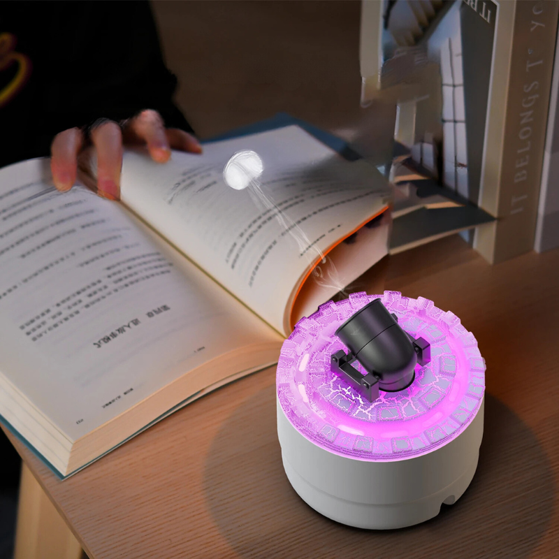 Volcanic Humidifier with LED Light and Aromatherapy - Creative Aroma Diffuser for Home & Office, Air Purifier with Atmospheric Lighting