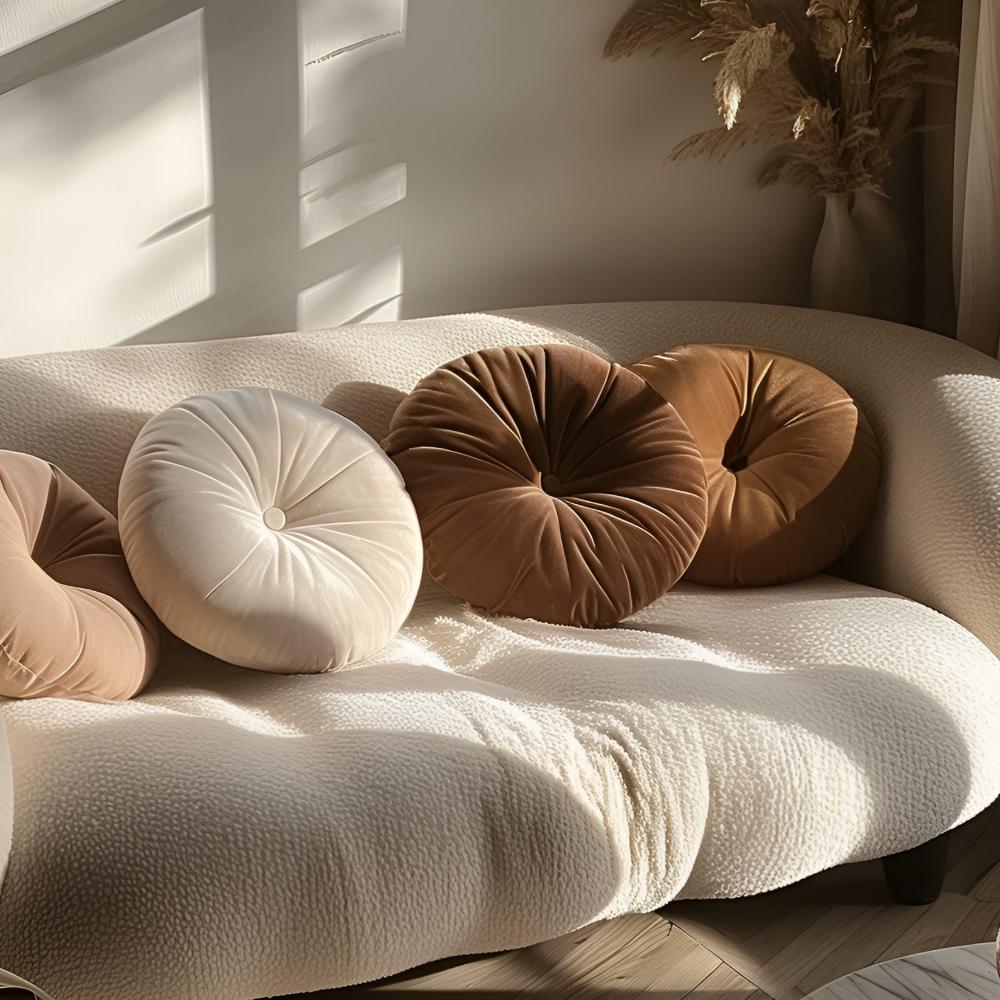 Cozy Pumpkin-Shaped Pillow