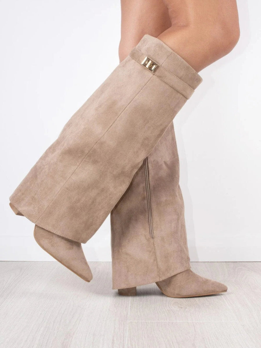 Women's Mid Calf Winter Boots | Pointed