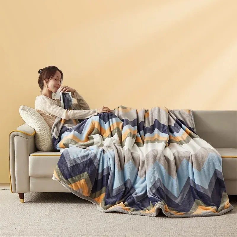 Warmth Throw Blanket for Chilly Evenings