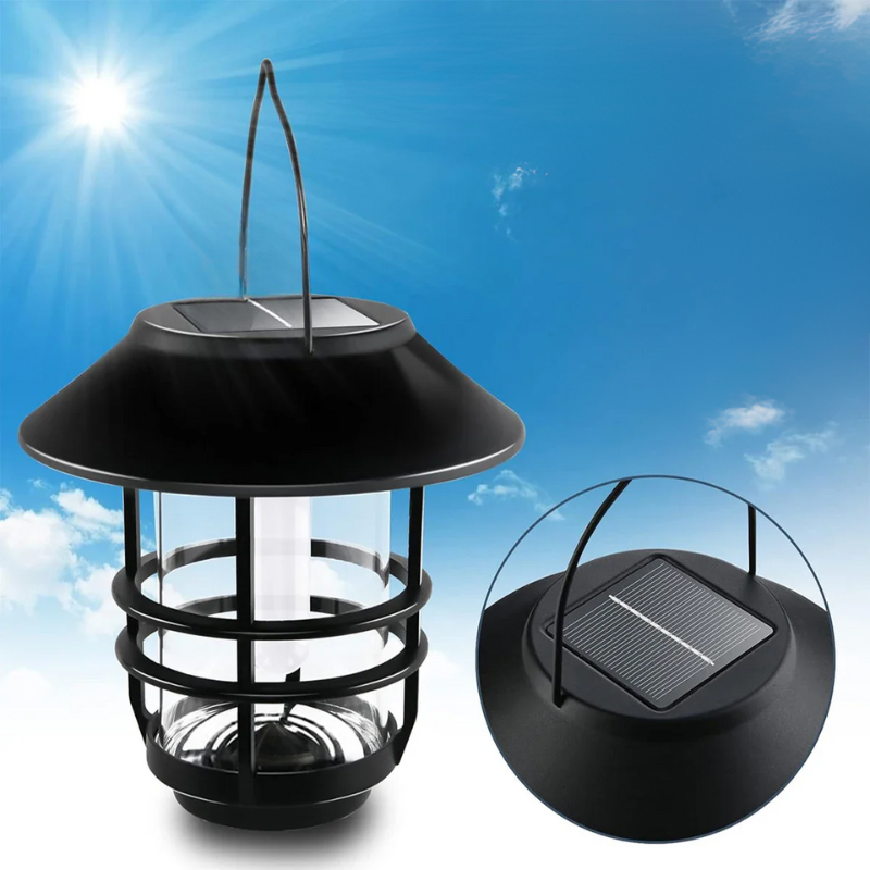 Solar-Powered Outdoor Wall Light with LED – Energy-Efficient Lighting for Patio and Entrance