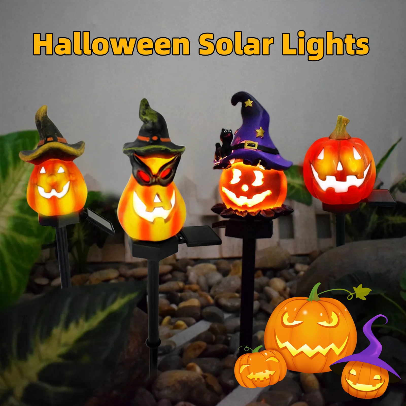 Halloween LED Solar Garden Lights