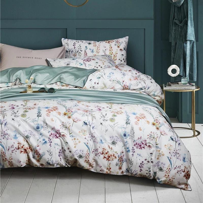 Luxury Duvet Cover Set Made from Egyptian Cotton – For Restful Nights and Heavenly Sleep Comfort