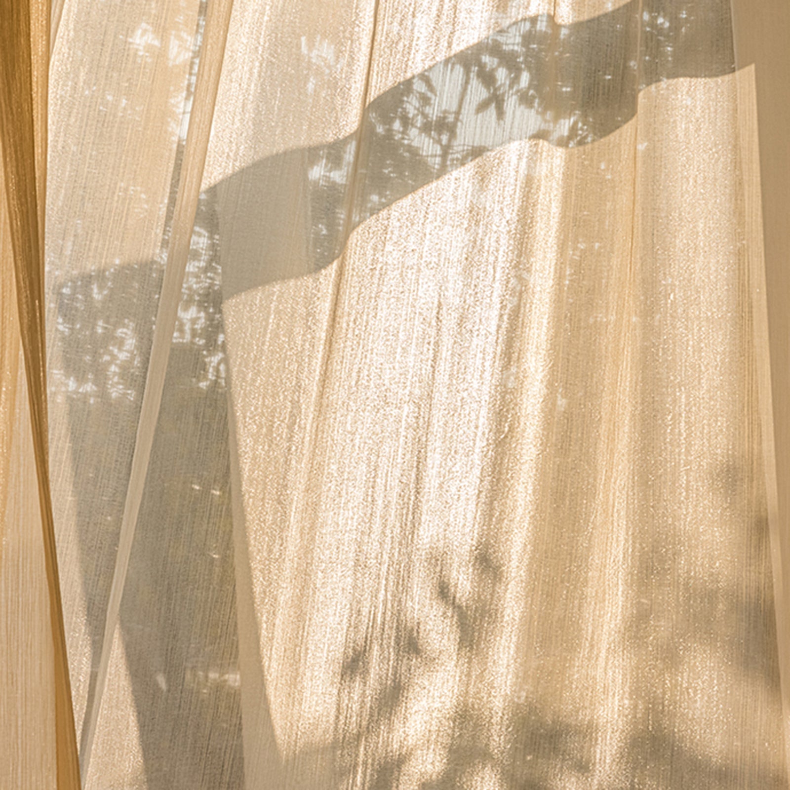 Transparent Linen Curtains, Light and Modern for Living Room