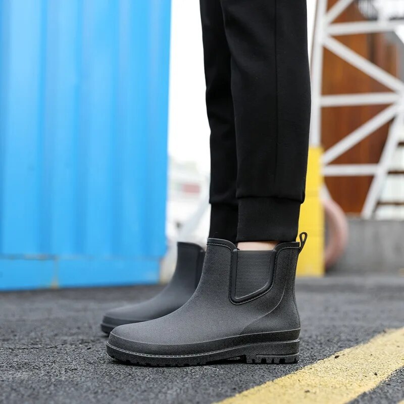 Men's Slip On Chelsea Winter Boots | Stylish
