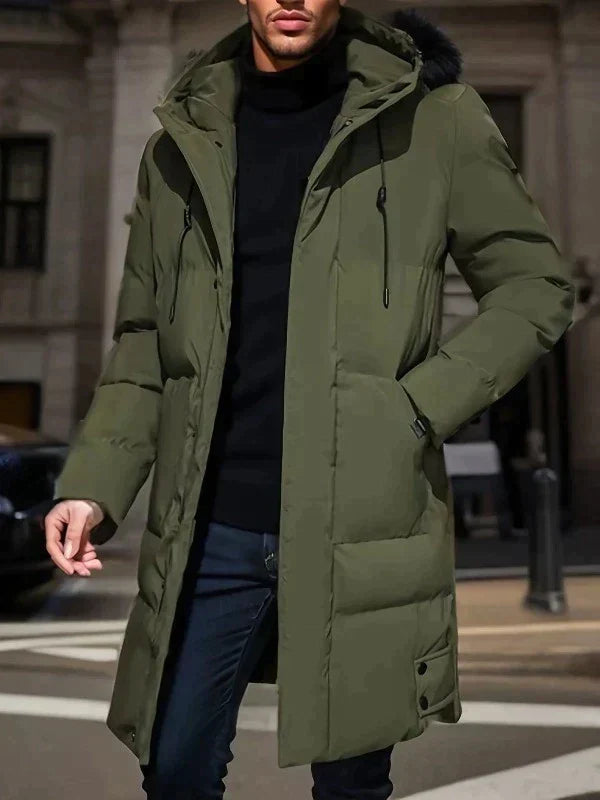 Men's Hooded Parka Jacket | Winter