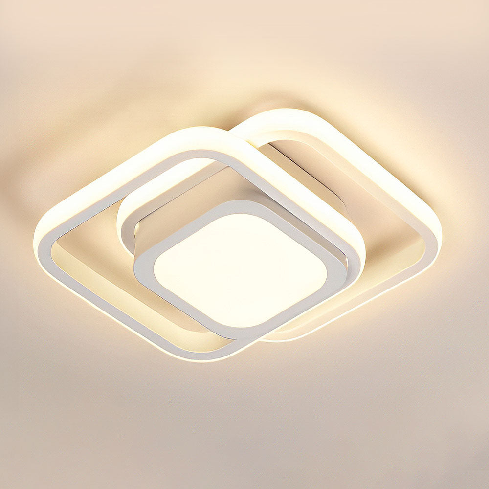 Modern Minimalist Halo Duo Ceiling Light