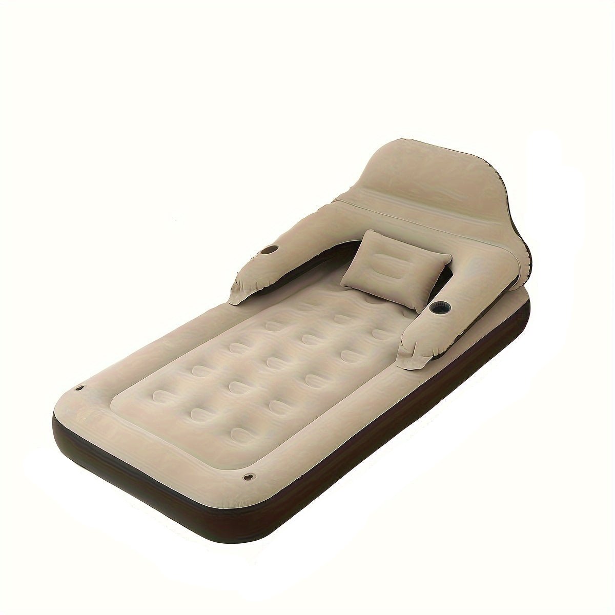 Inflatable Mattress with Pump and Backrest for Comfortable Sleep