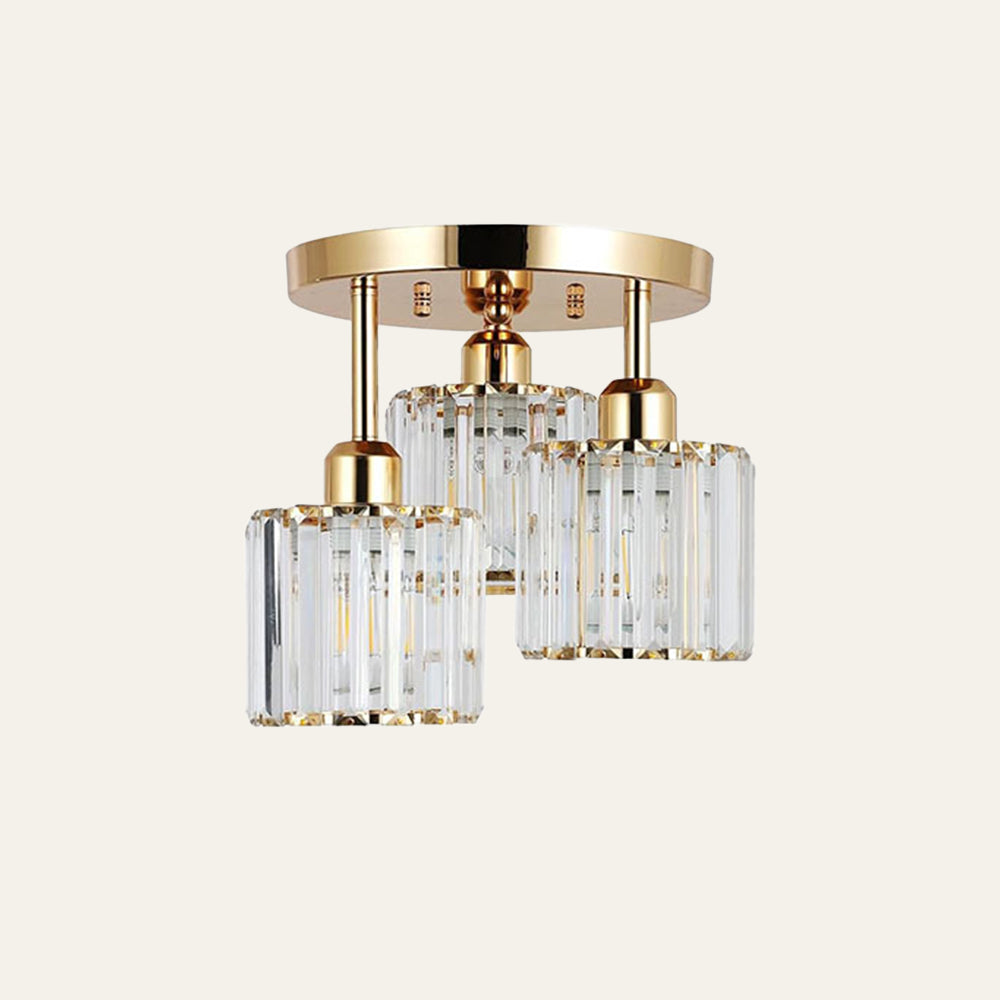 Elegant Prism Flush Mount Ceiling Light