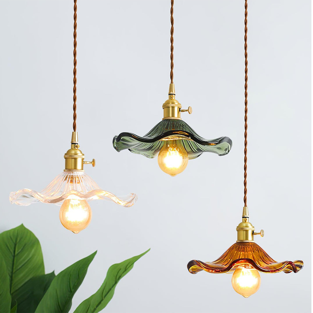 Elegant Hibiscus Flower Pendant Light