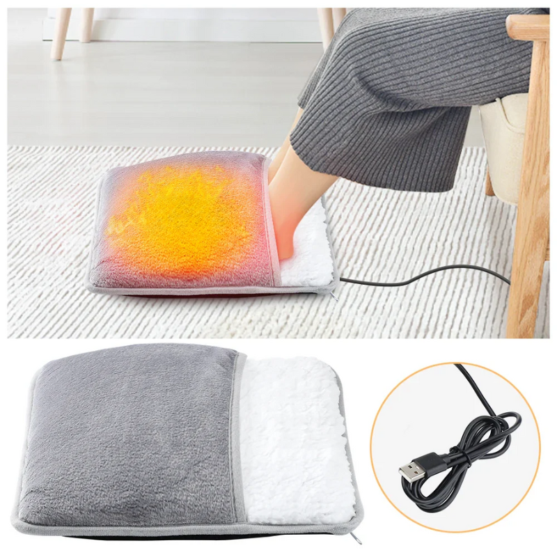 USB Heated Heating Pad – Soft Heating Pad with Constant Warmth, Ideal for Home and Office, Heating Mat for Back, Legs, and Feet