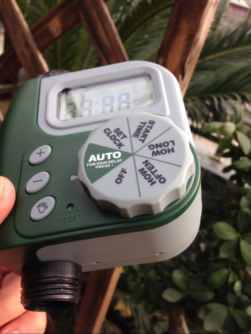 Smart LCD-Controlled Automatic Faucet Irrigation