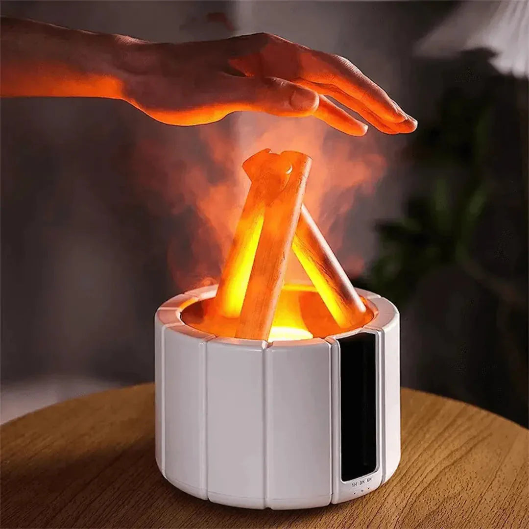 Ultrasonic Diffusers with Realistic Fireplace LED Effect