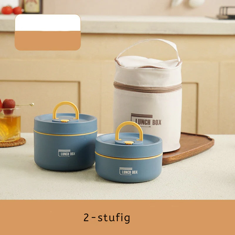 Insulated Lunch Box Set, Perfect for Work and Travel, Multi-Layer Food Containers