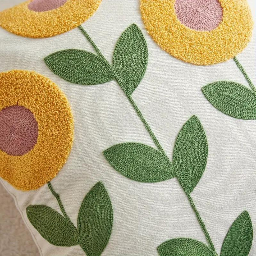 Nature Inspired Soft Decorative Cushion Cover