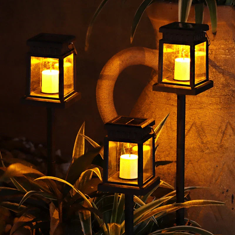 LED Solar Lantern for Garden – Solar Light Decorative Lantern Outdoor