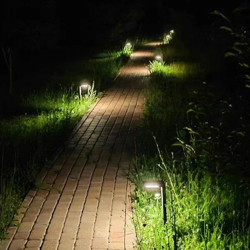 2-Piece Set Solar Garden Lights – Waterproof LED Path Lighting for Outdoors