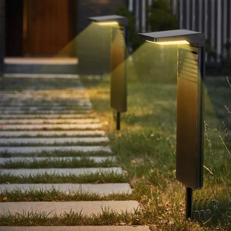 2-Piece Set Solar Garden Lights – Waterproof LED Path Lighting for Outdoors