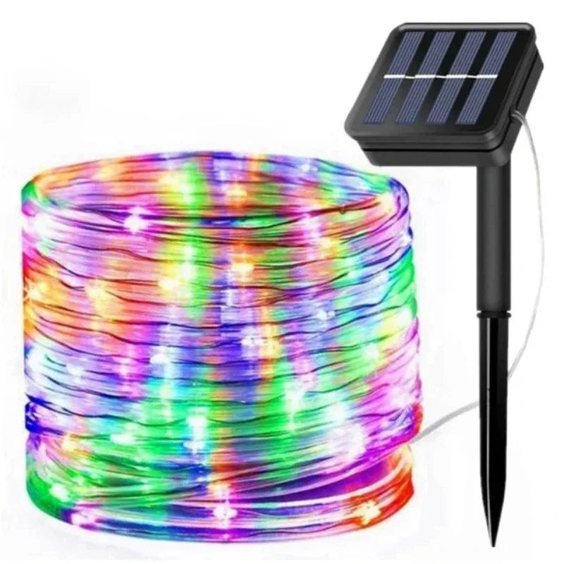 Solar LED String Lights for Outdoor and Indoor Decoration - Energy-Saving Lights, Ideal for Gardens, Christmas, and Parties