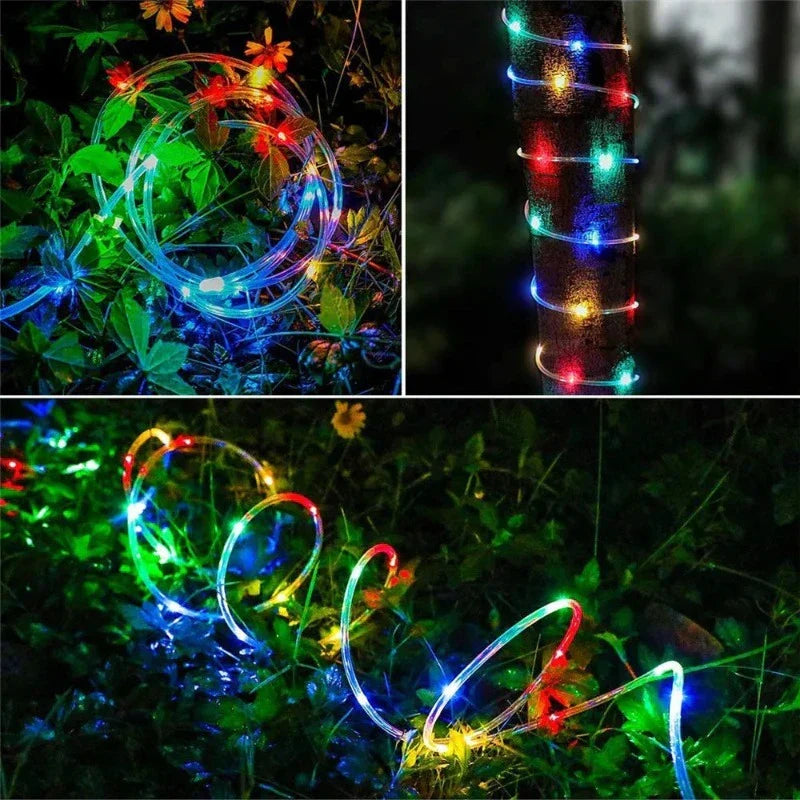 Solar LED String Lights for Outdoor and Indoor Decoration - Energy-Saving Lights, Ideal for Gardens, Christmas, and Parties