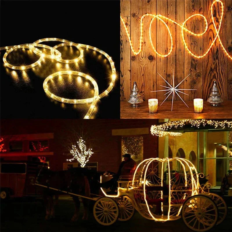 Solar LED String Lights for Outdoor and Indoor Decoration - Energy-Saving Lights, Ideal for Gardens, Christmas, and Parties