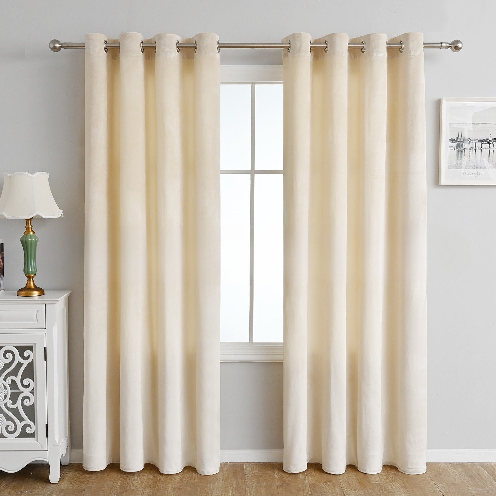 Thermal Velvet Curtains, Blackout and Insulating for Bedrooms