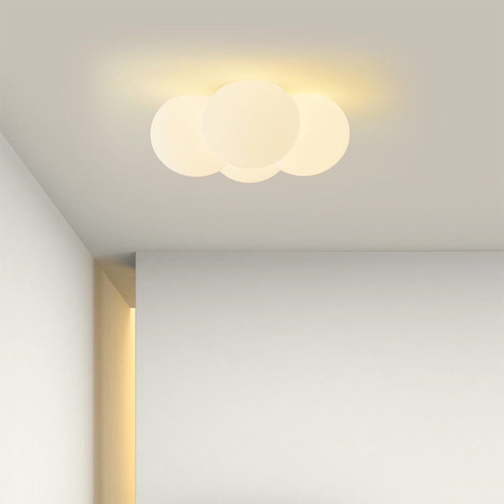 Cozy Cloud-Inspired LED Ceiling Lights