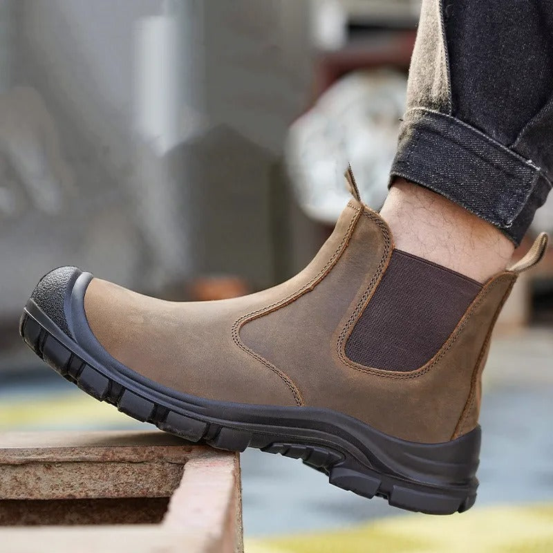 Men's Ankle Chelsea Winter Boots | Elastic